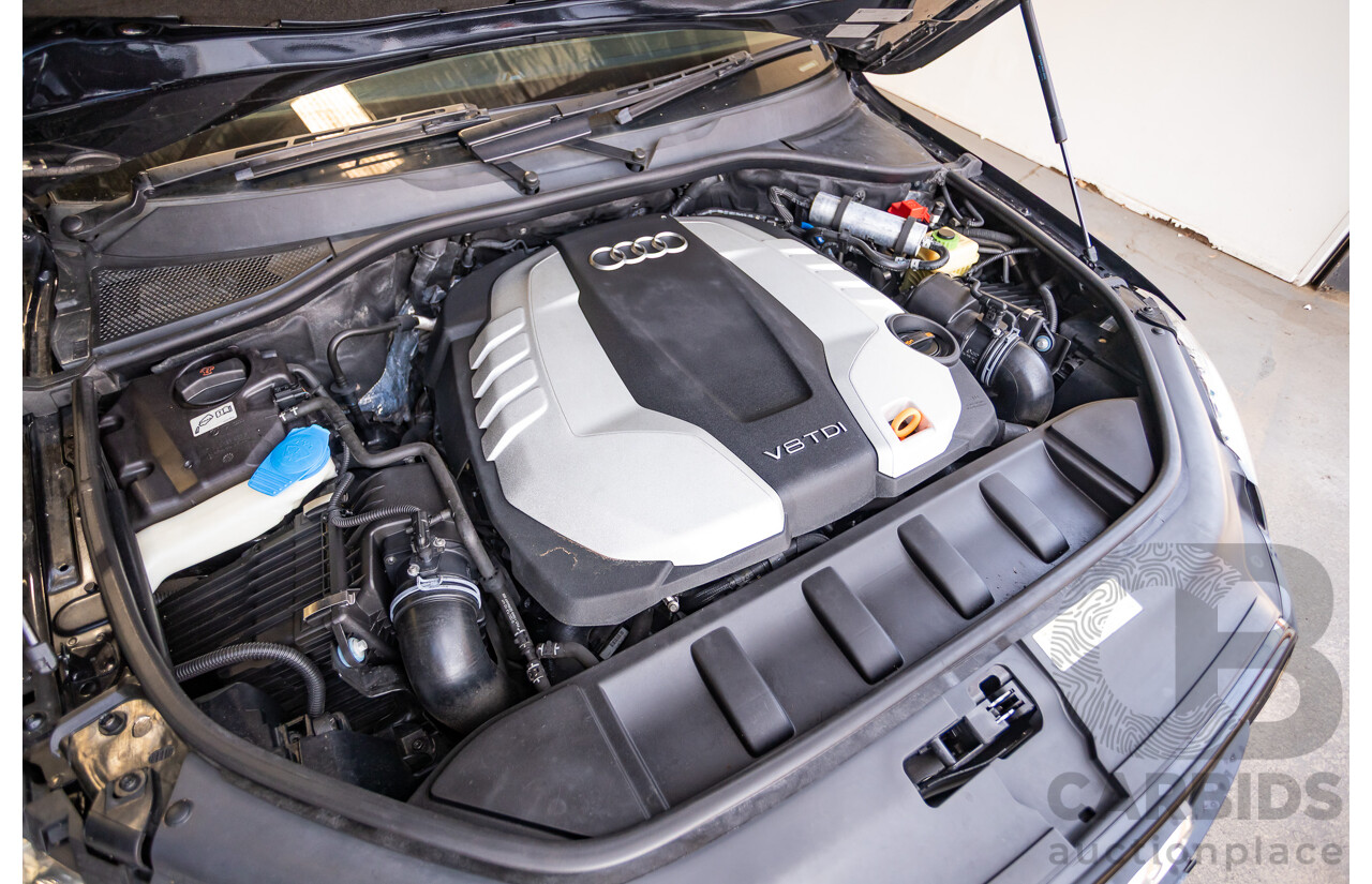 11/2012 Audi Q7 4.2 TDI Quattro (AWD) MY12 4D Wagon Black Twin Turbo 4.1L V8