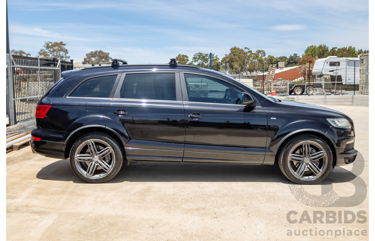 11/2012 Audi Q7 4.2 TDI Quattro (AWD) MY12 4D Wagon Black Twin Turbo 4.1L V8