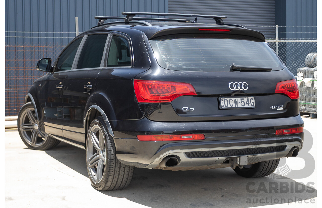 11/2012 Audi Q7 4.2 TDI Quattro (AWD) MY12 4D Wagon Black Twin Turbo 4.1L V8