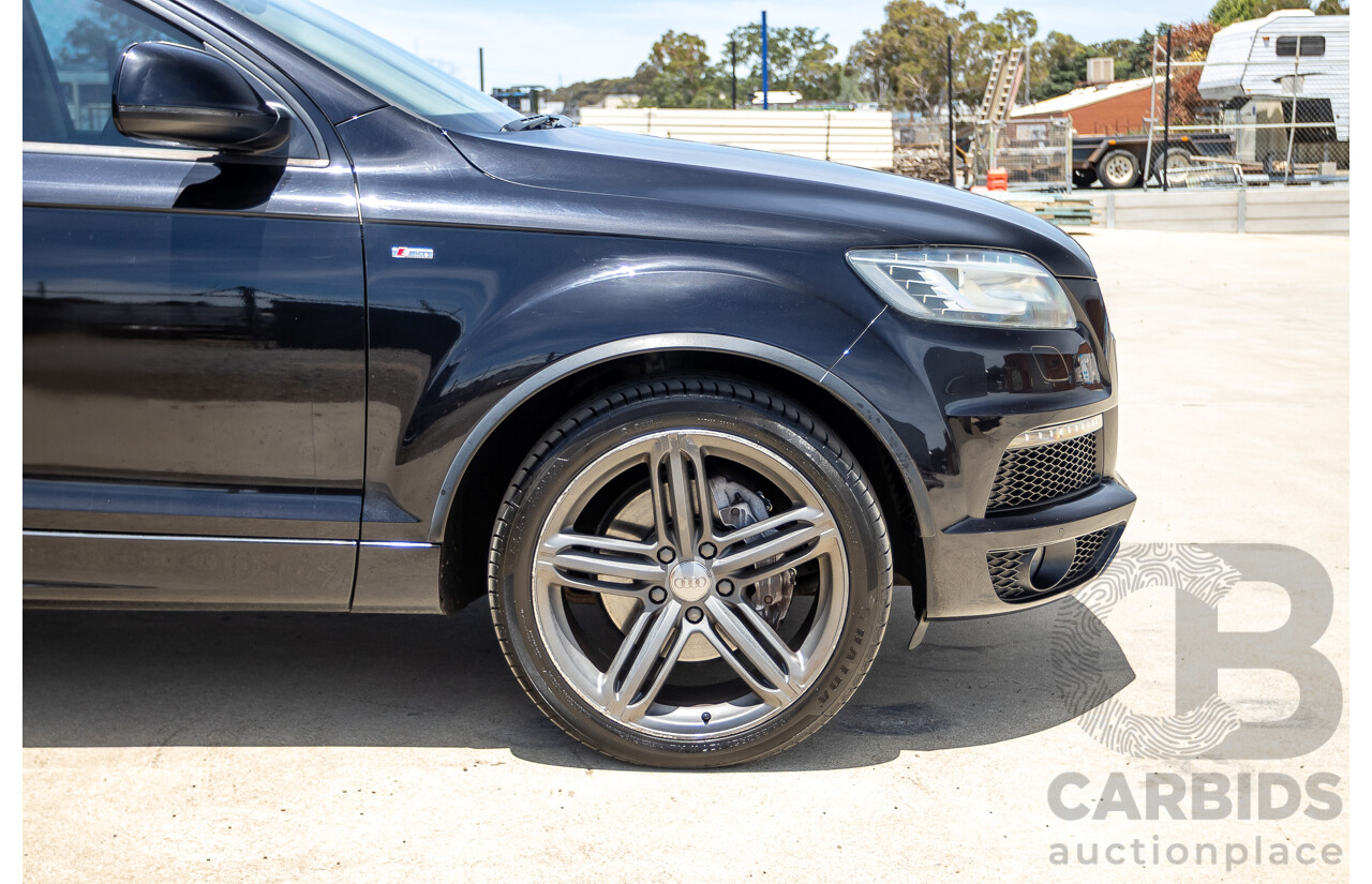 11/2012 Audi Q7 4.2 TDI Quattro (AWD) MY12 4D Wagon Black Twin Turbo 4.1L V8