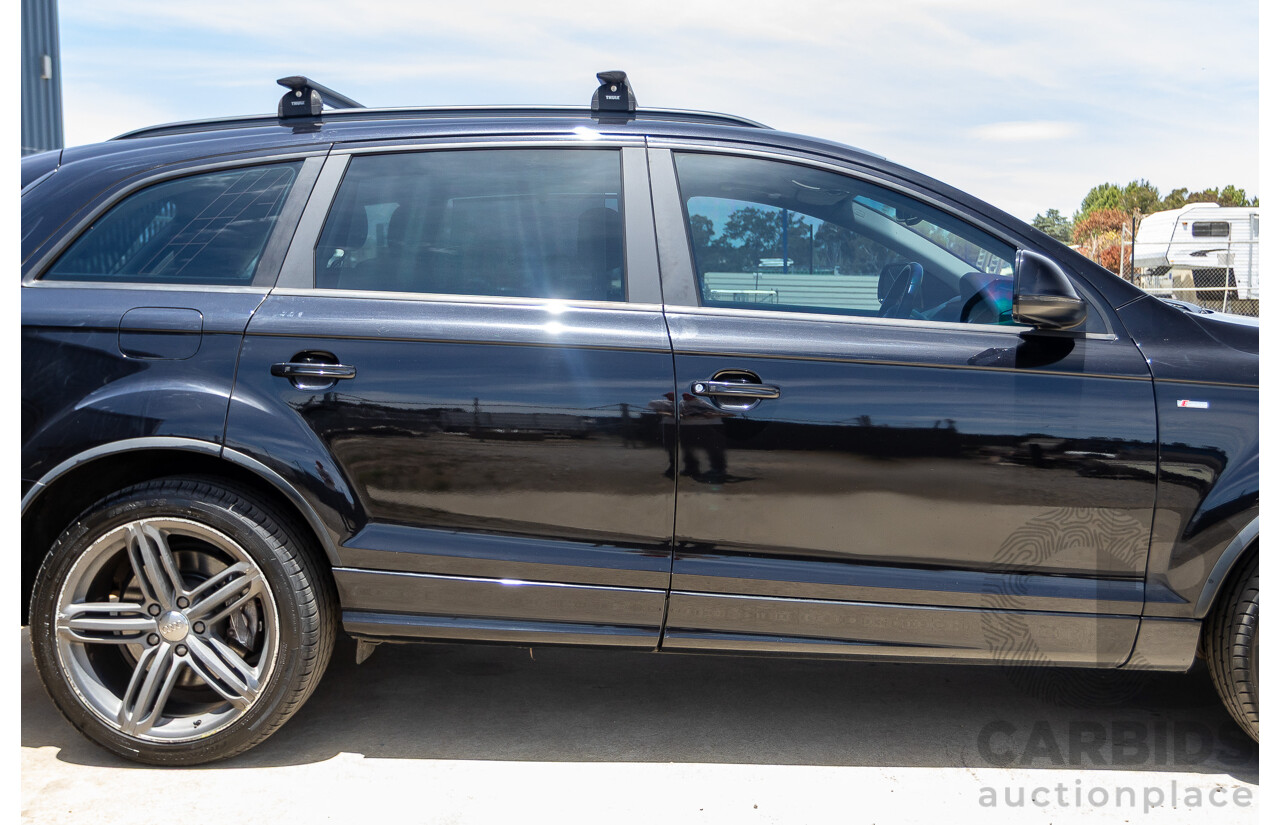 11/2012 Audi Q7 4.2 TDI Quattro (AWD) MY12 4D Wagon Black Twin Turbo 4.1L V8