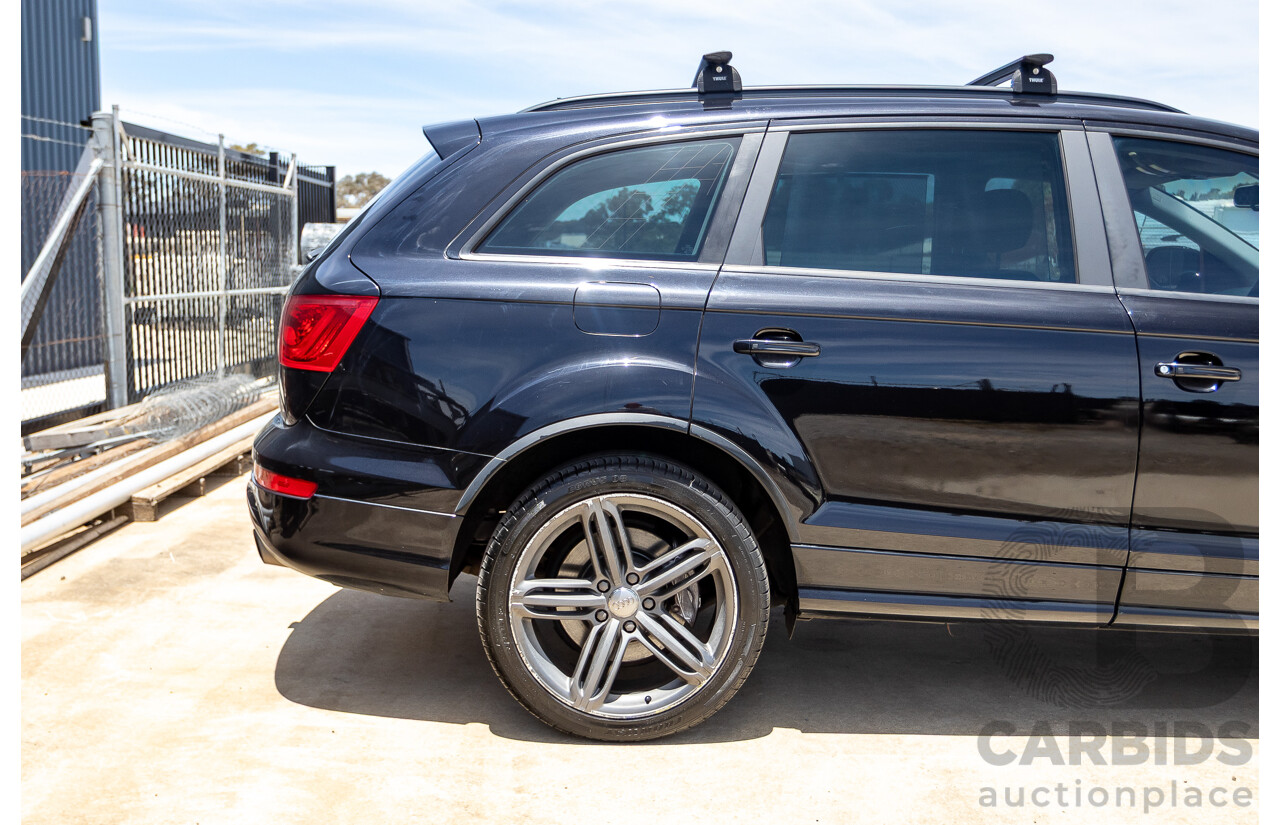 11/2012 Audi Q7 4.2 TDI Quattro (AWD) MY12 4D Wagon Black Twin Turbo 4.1L V8