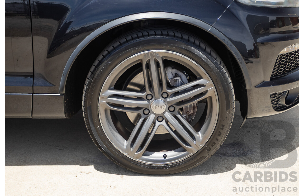 11/2012 Audi Q7 4.2 TDI Quattro (AWD) MY12 4D Wagon Black Twin Turbo 4.1L V8