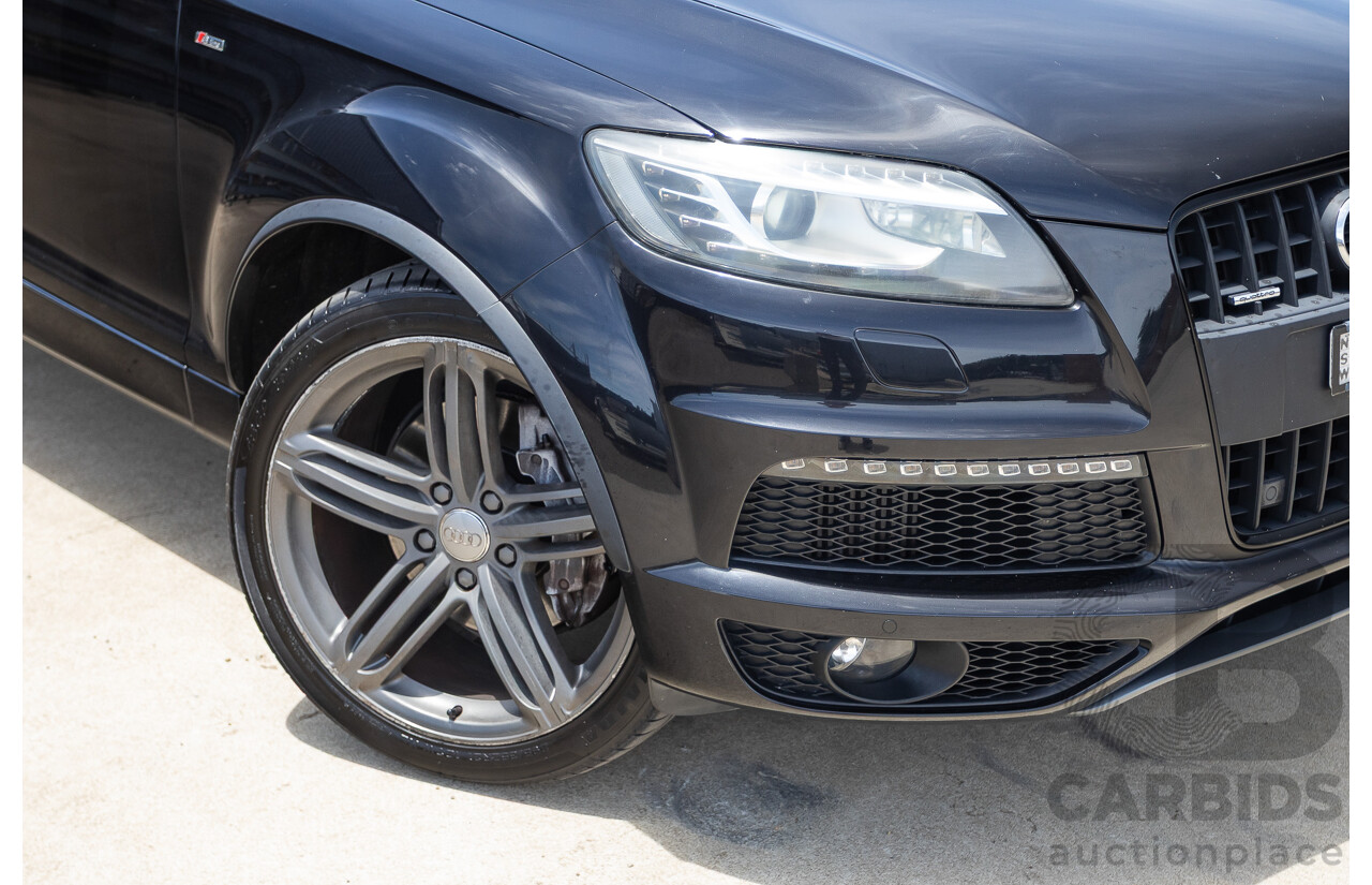 11/2012 Audi Q7 4.2 TDI Quattro (AWD) MY12 4D Wagon Black Twin Turbo 4.1L V8