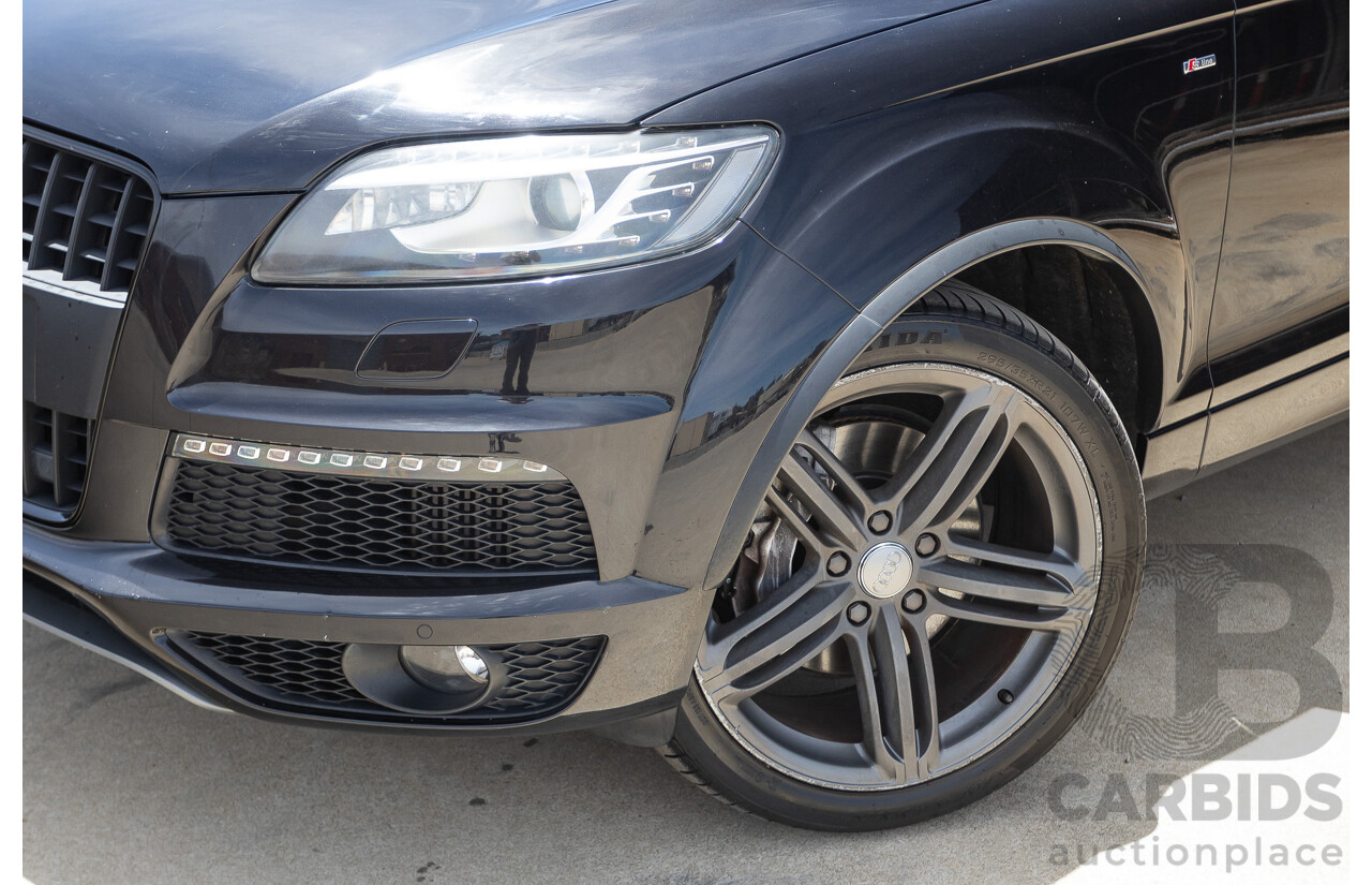 11/2012 Audi Q7 4.2 TDI Quattro (AWD) MY12 4D Wagon Black Twin Turbo 4.1L V8