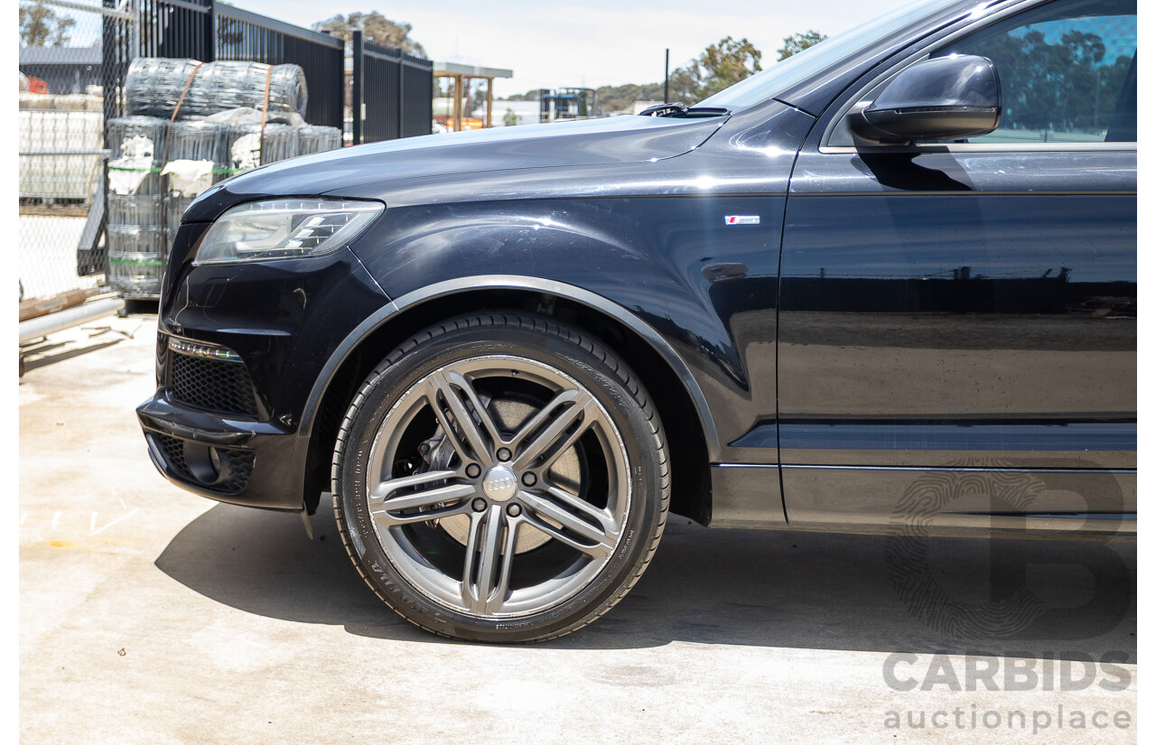 11/2012 Audi Q7 4.2 TDI Quattro (AWD) MY12 4D Wagon Black Twin Turbo 4.1L V8