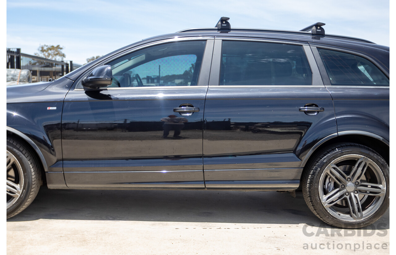 11/2012 Audi Q7 4.2 TDI Quattro (AWD) MY12 4D Wagon Black Twin Turbo 4.1L V8