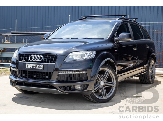 11/2012 Audi Q7 4.2 TDI Quattro (AWD) MY12 4D Wagon Black Twin Turbo 4.1L V8