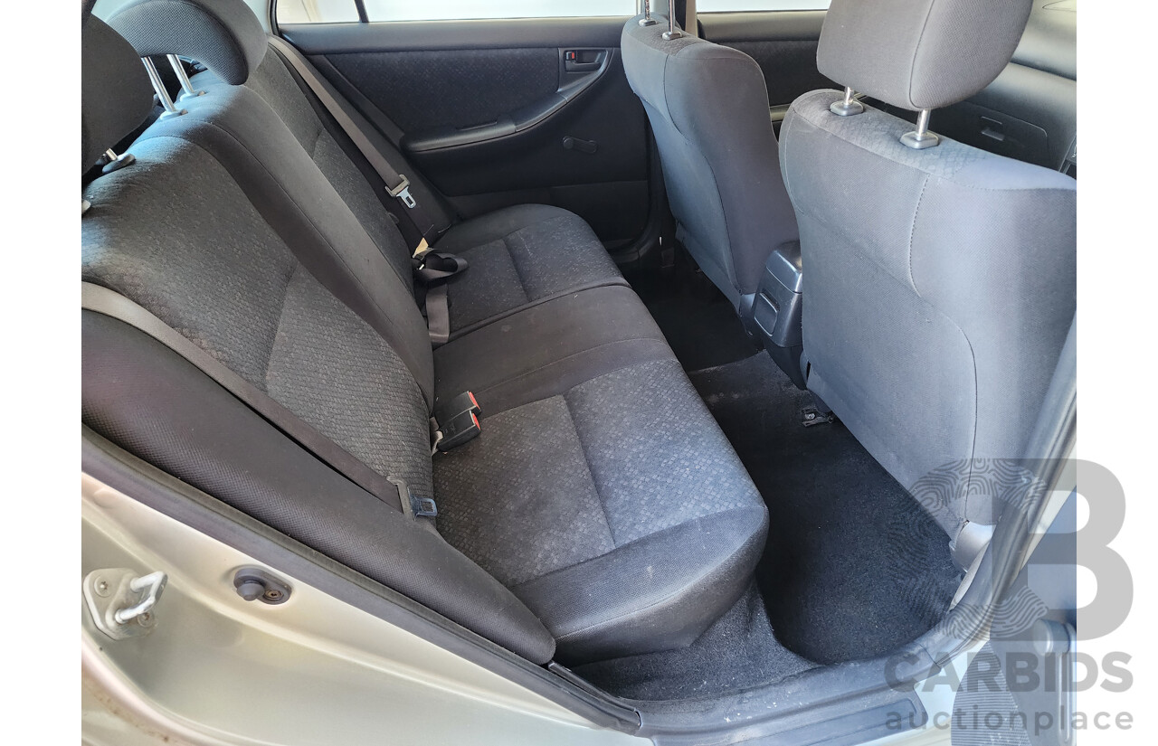 5/2006 Toyota Corolla Ascent ZZE122R 5d Hatchback Silver 1.8L