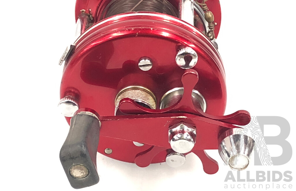 Vintage ABU Ambassadeur 6000 Fishing Reel with Leather Case and Tool Kit - Circa 1968