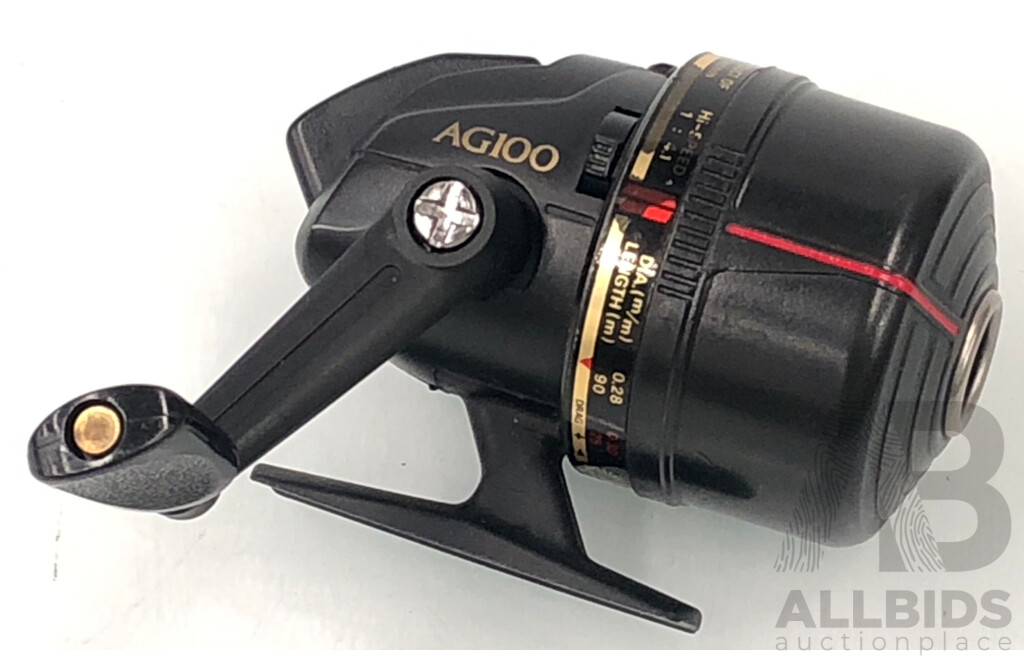 Daiwa AG100 Closed Face Spincast Fishing Reel