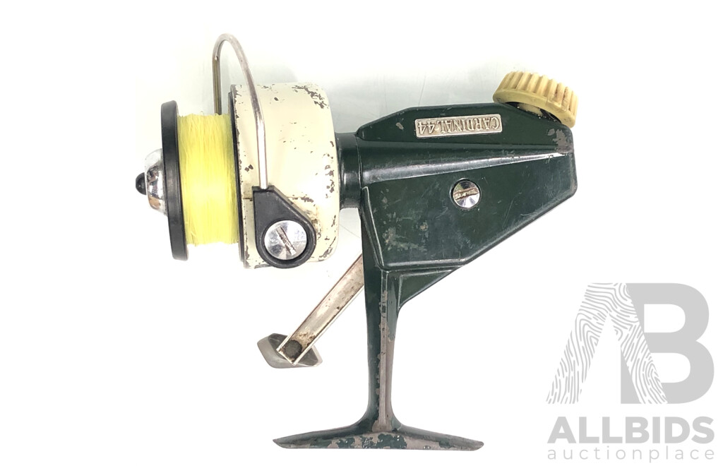 Vintage Abu Garcia Svangsta Cardinal 44 Fishing Reel - Circa 1970's