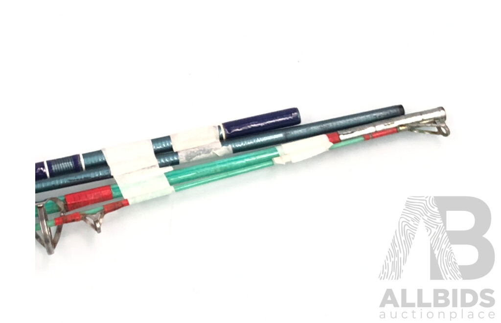 Daiwa and Jarvis Walker 198cm Fishing Rods with Reels - Lot of Two