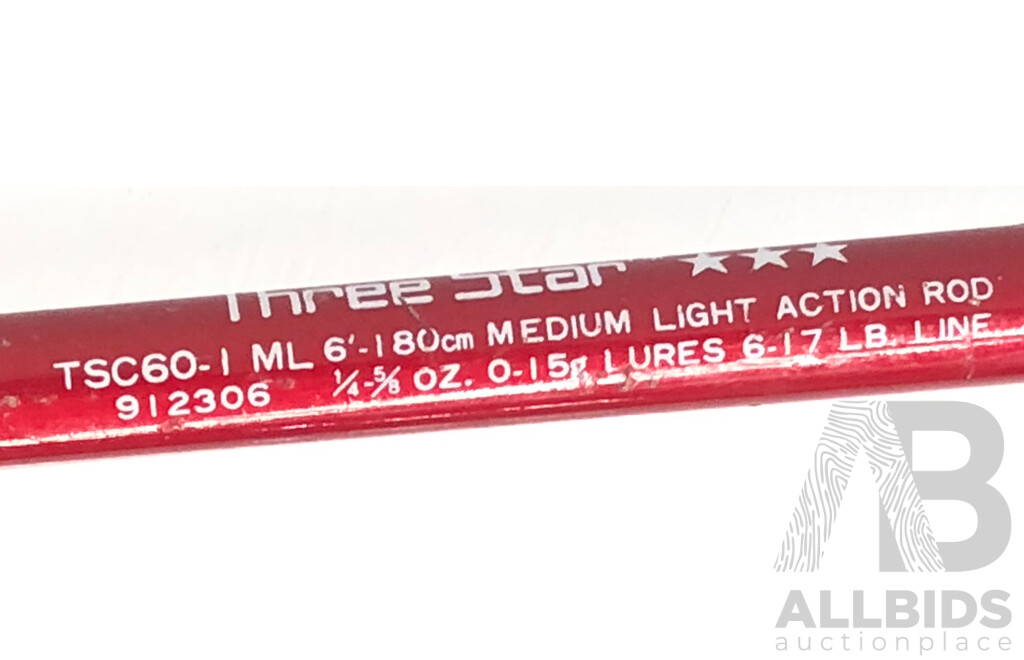 Abu GarciaThree Star 180cm Fishing Rod