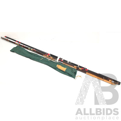 Jarvis Walker 3.85 Meter Beach Fishing Rods - Lot of Two