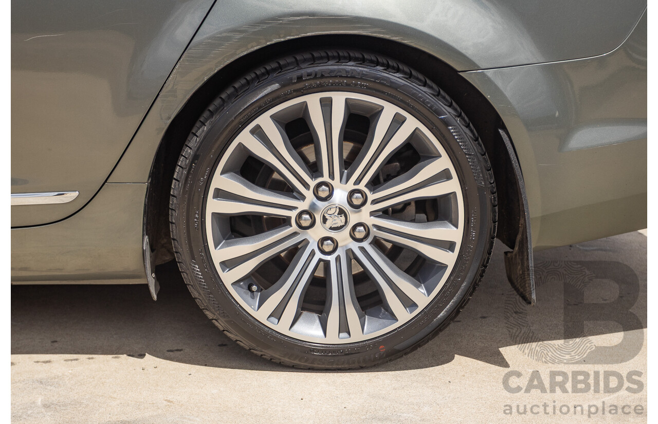 11/2013 Holden VF Calais V 4d Sedan Prussian Steel Metallic V6 3.6L