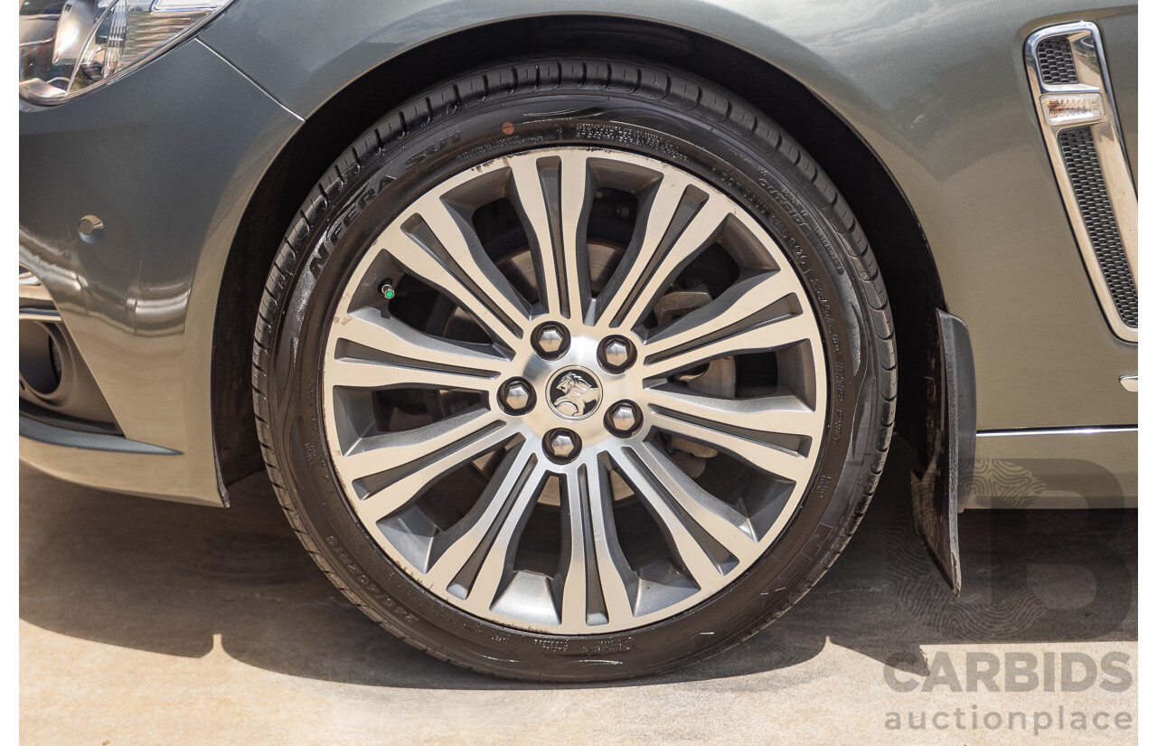 11/2013 Holden VF Calais V 4d Sedan Prussian Steel Metallic V6 3.6L