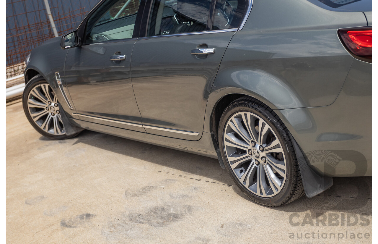 11/2013 Holden VF Calais V 4d Sedan Prussian Steel Metallic V6 3.6L