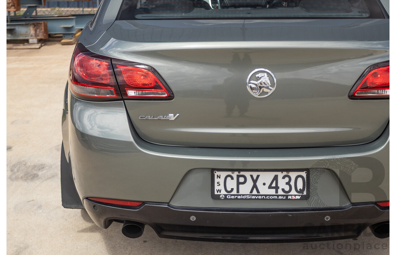 11/2013 Holden VF Calais V 4d Sedan Prussian Steel Metallic V6 3.6L