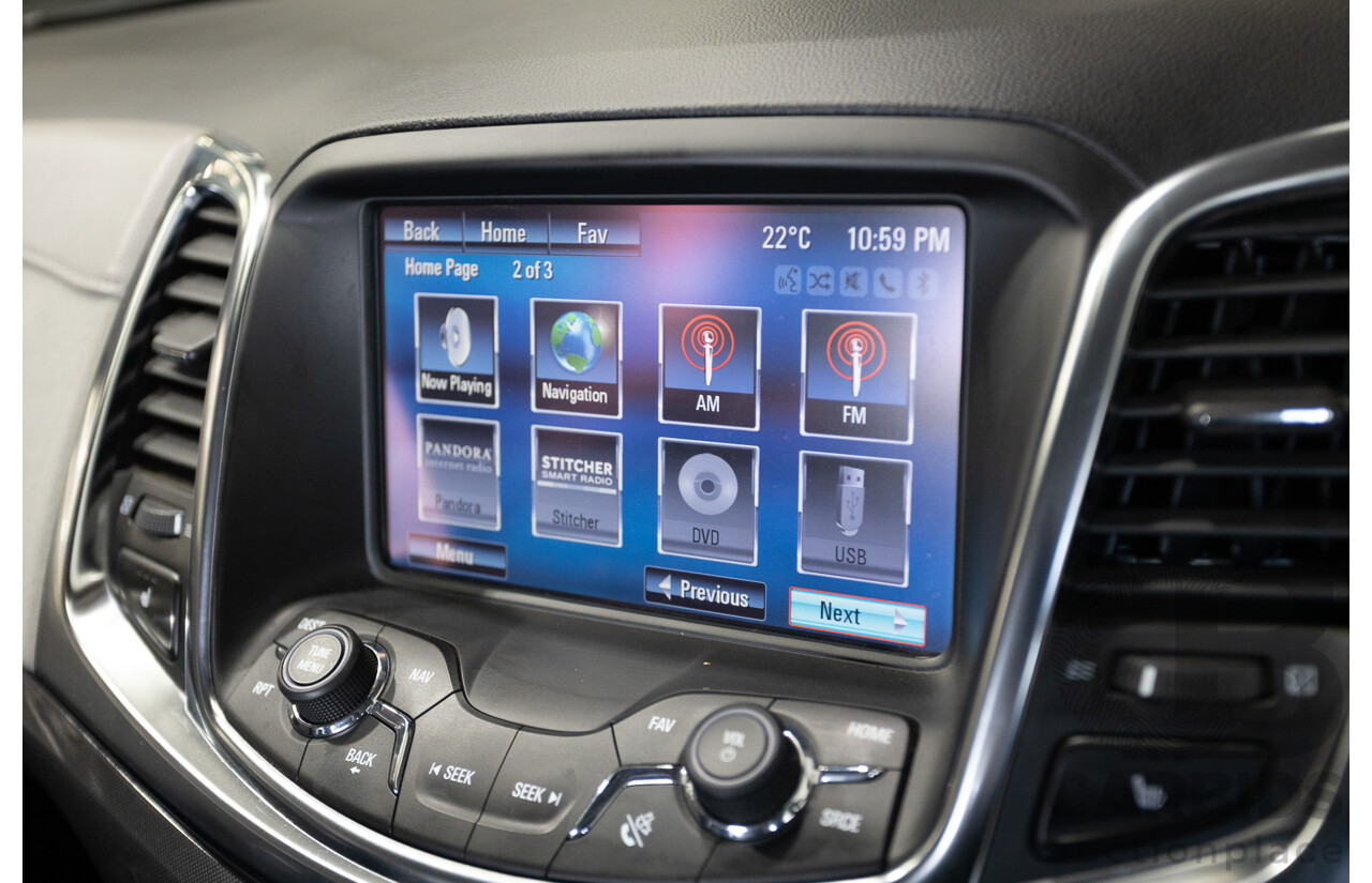 11/2013 Holden VF Calais V 4d Sedan Prussian Steel Metallic V6 3.6L