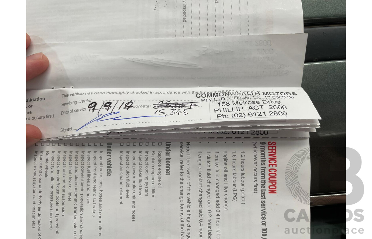 11/2013 Holden VF Calais V 4d Sedan Prussian Steel Metallic V6 3.6L