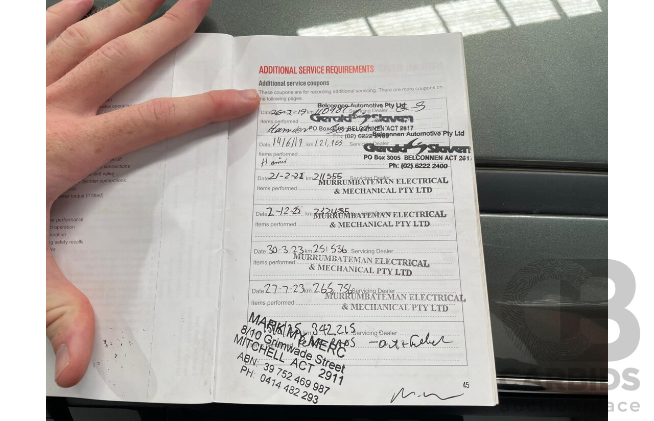 11/2013 Holden VF Calais V 4d Sedan Prussian Steel Metallic V6 3.6L