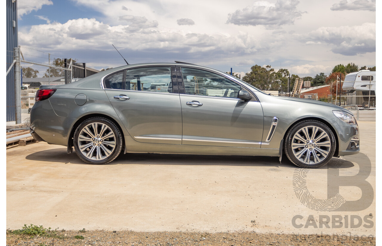 11/2013 Holden VF Calais V 4d Sedan Prussian Steel Metallic V6 3.6L