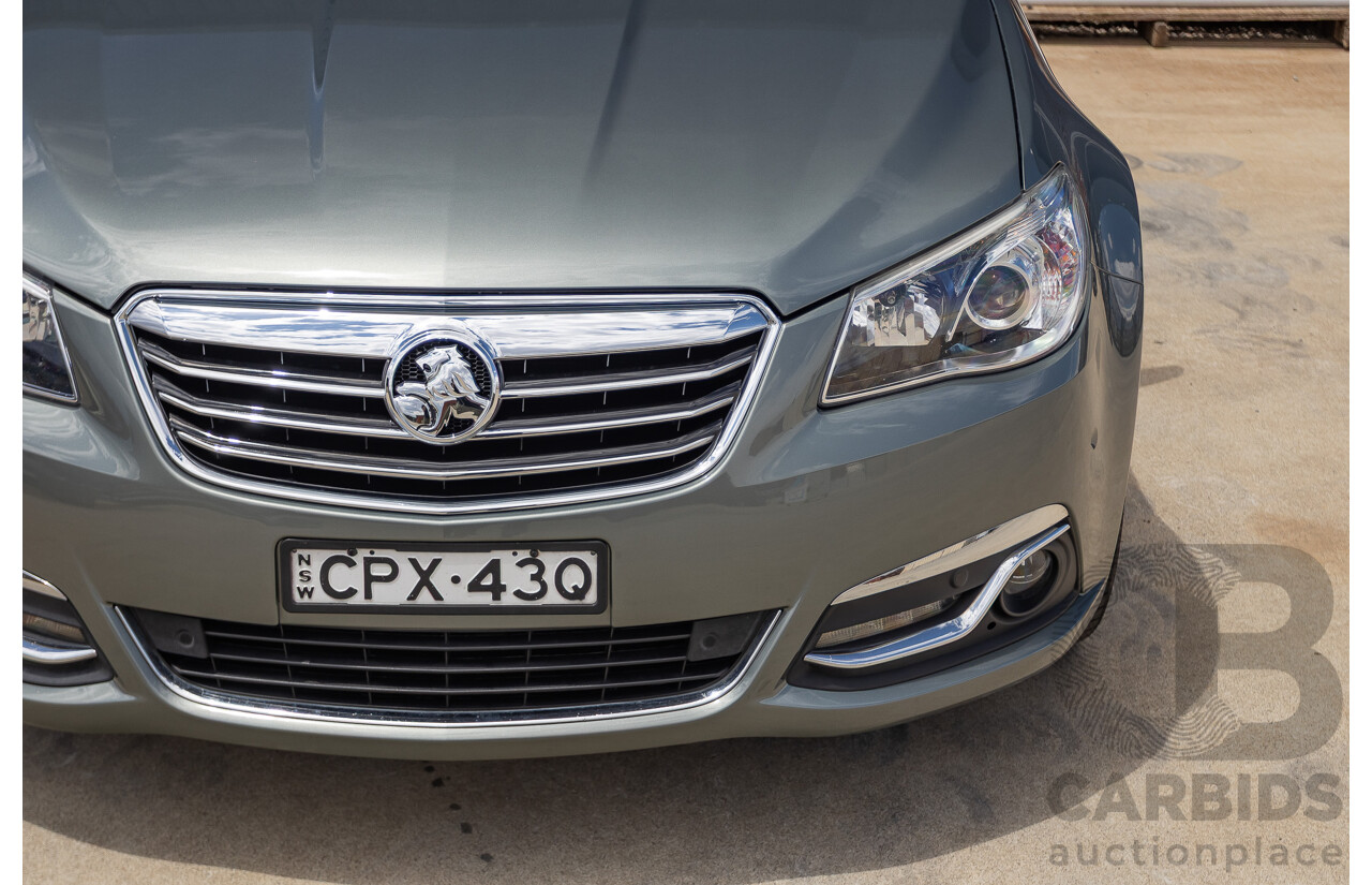 11/2013 Holden VF Calais V 4d Sedan Prussian Steel Metallic V6 3.6L