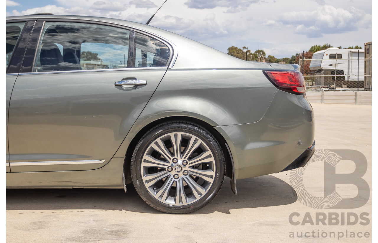 11/2013 Holden VF Calais V 4d Sedan Prussian Steel Metallic V6 3.6L