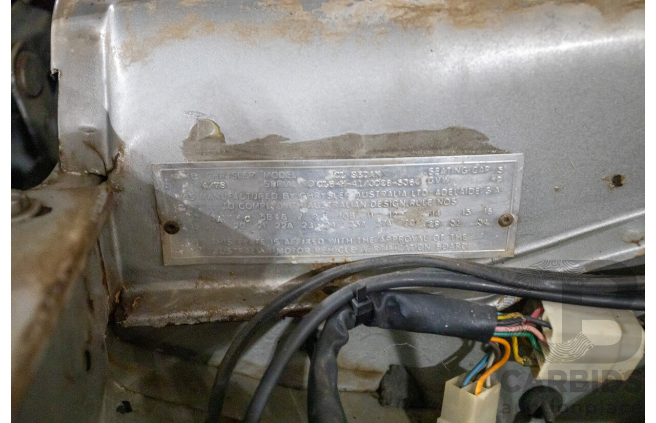 4/1978 Chrysler CL Regal LeBaron 4d Sedan Silver 4.3L