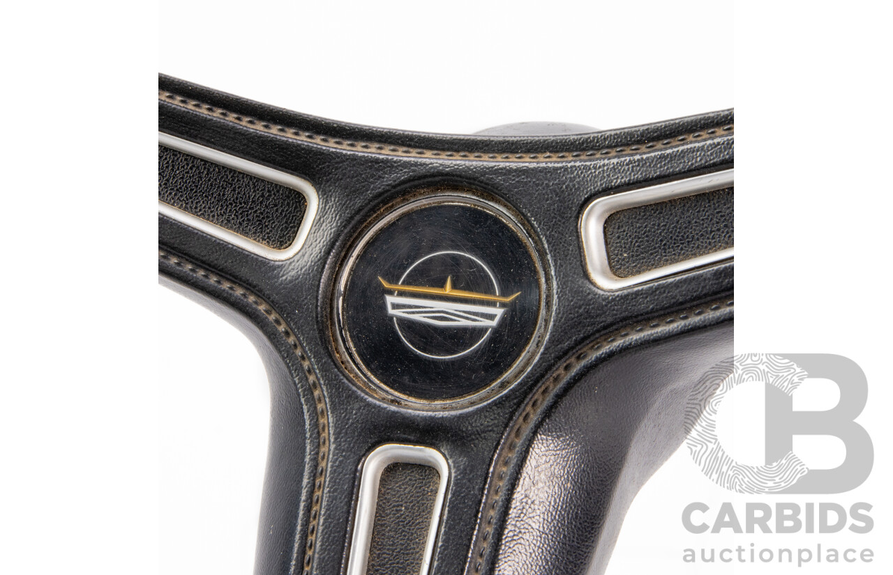 Ford Falcon XA / XB GT / GS Complete Steering Wheel - Genuine Part