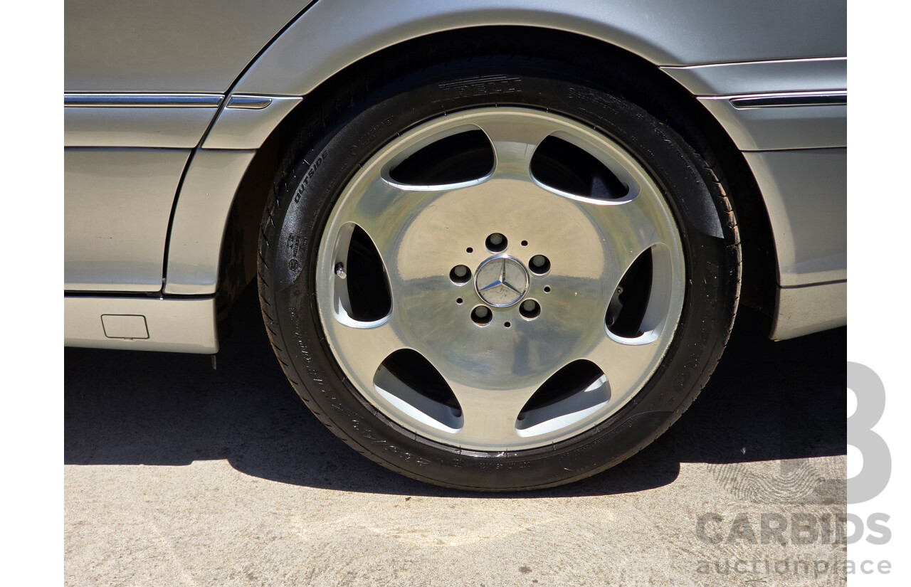 8/2005 Mercedes Benz S600L W220 MY05 4d Sedan Brilliant Silver Metallic Twin Turbo V12 5.5L