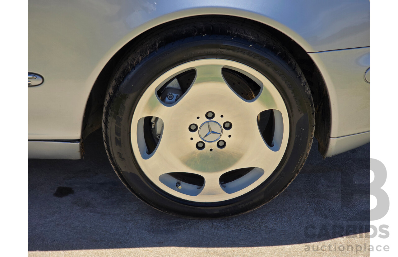 8/2005 Mercedes Benz S600L W220 MY05 4d Sedan Brilliant Silver Metallic Twin Turbo V12 5.5L