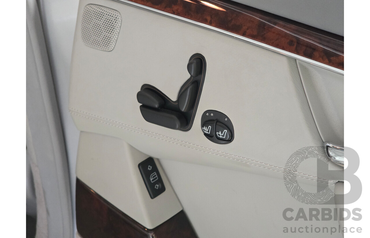 8/2005 Mercedes Benz S600L W220 MY05 4d Sedan Brilliant Silver Metallic Twin Turbo V12 5.5L