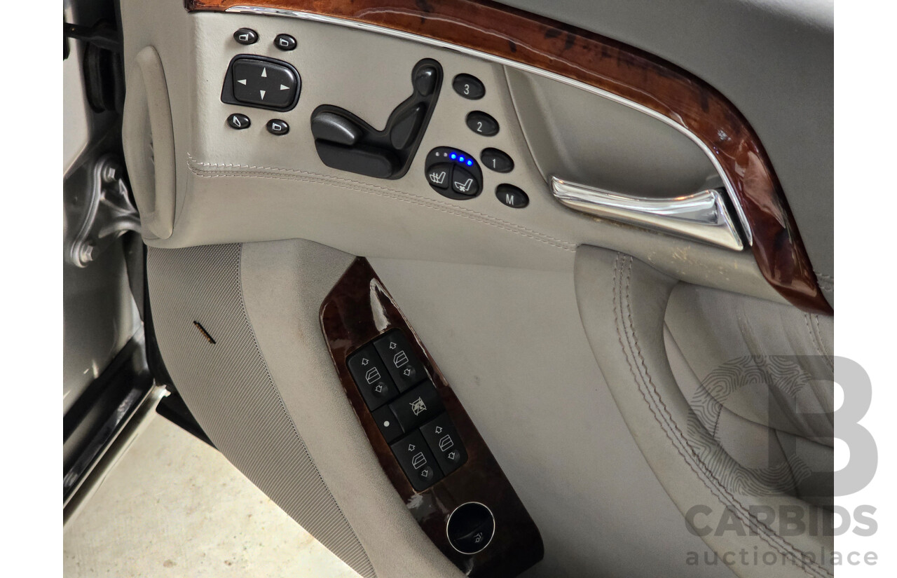 8/2005 Mercedes Benz S600L W220 MY05 4d Sedan Brilliant Silver Metallic Twin Turbo V12 5.5L