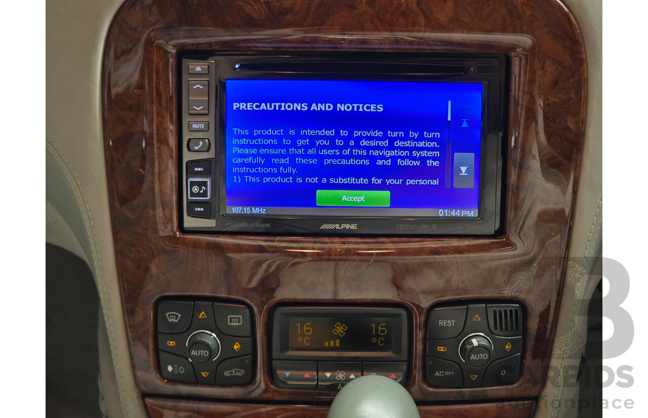 8/2005 Mercedes Benz S600L W220 MY05 4d Sedan Brilliant Silver Metallic Twin Turbo V12 5.5L