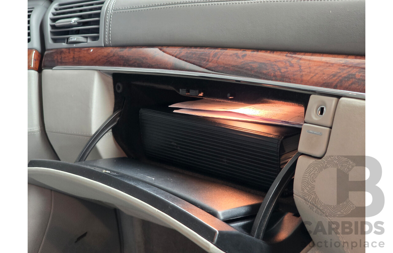 8/2005 Mercedes Benz S600L W220 MY05 4d Sedan Brilliant Silver Metallic Twin Turbo V12 5.5L