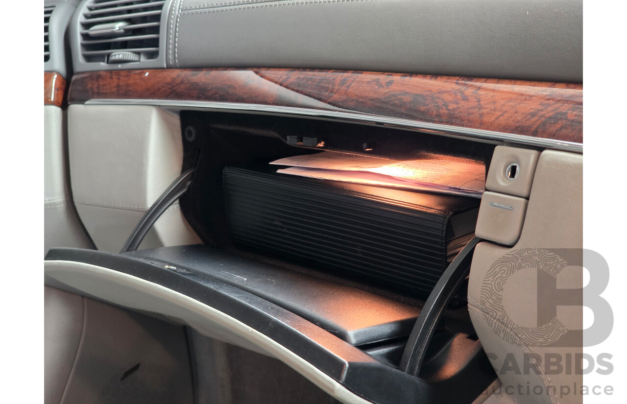 8/2005 Mercedes Benz S600L W220 MY05 4d Sedan Brilliant Silver Metallic Twin Turbo V12 5.5L