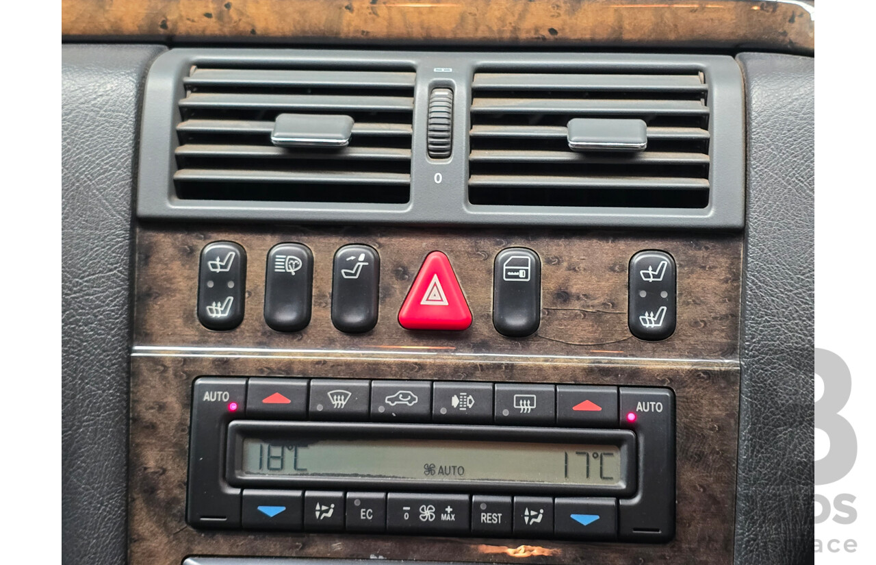 10/1998 Mercedes Benz E55 AMG W210 4d Sedan Brilliant Silver Metallic V8 5.4L