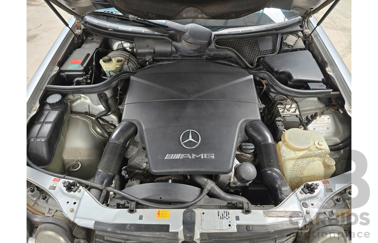 10/1998 Mercedes Benz E55 AMG W210 4d Sedan Brilliant Silver Metallic V8 5.4L
