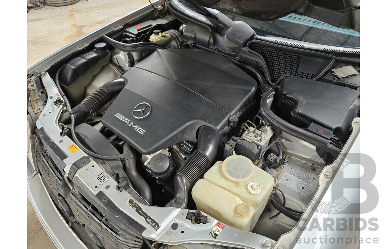 10/1998 Mercedes Benz E55 AMG W210 4d Sedan Brilliant Silver Metallic V8 5.4L