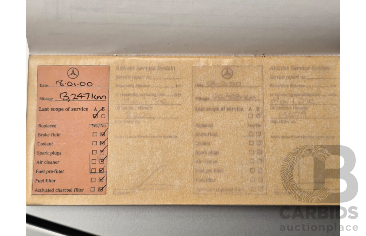 10/1998 Mercedes Benz E55 AMG W210 4d Sedan Brilliant Silver Metallic V8 5.4L