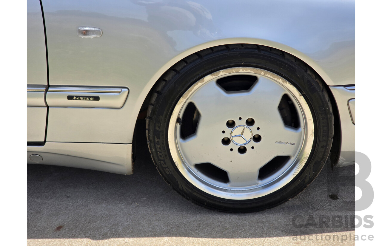 10/1998 Mercedes Benz E55 AMG W210 4d Sedan Brilliant Silver Metallic V8 5.4L