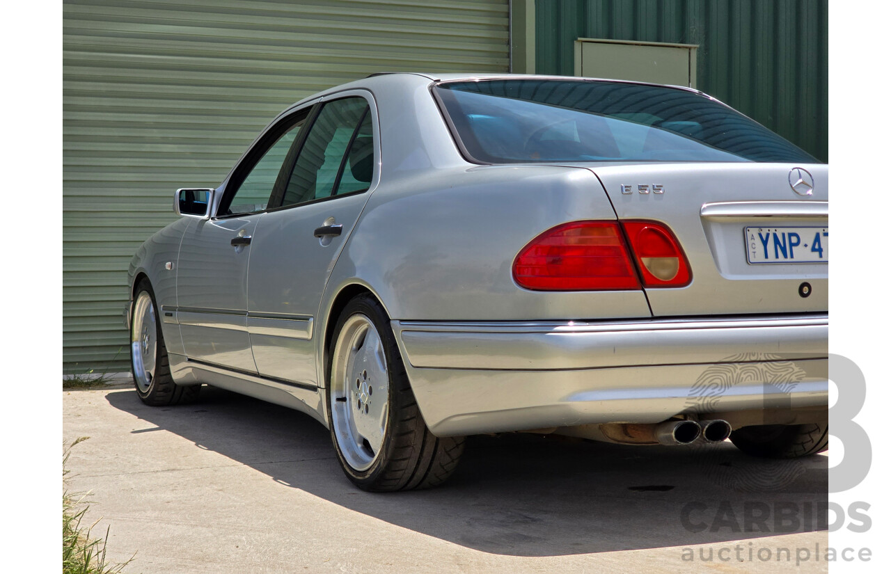 10/1998 Mercedes Benz E55 AMG W210 4d Sedan Brilliant Silver Metallic V8 5.4L