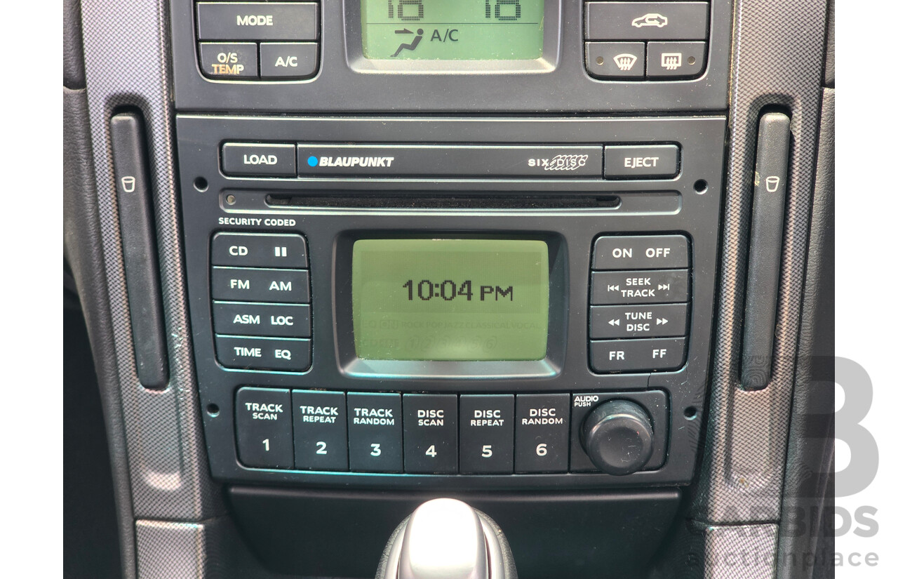 9/2003 Holden Monaro CV8 V2 Series III 2d Coupe Barbados Metallic Blue V8 5.7L