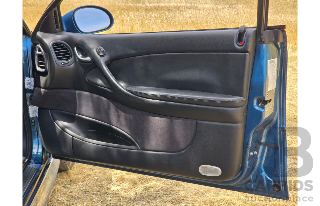 9/2003 Holden Monaro CV8 V2 Series III 2d Coupe Barbados Metallic Blue V8 5.7L