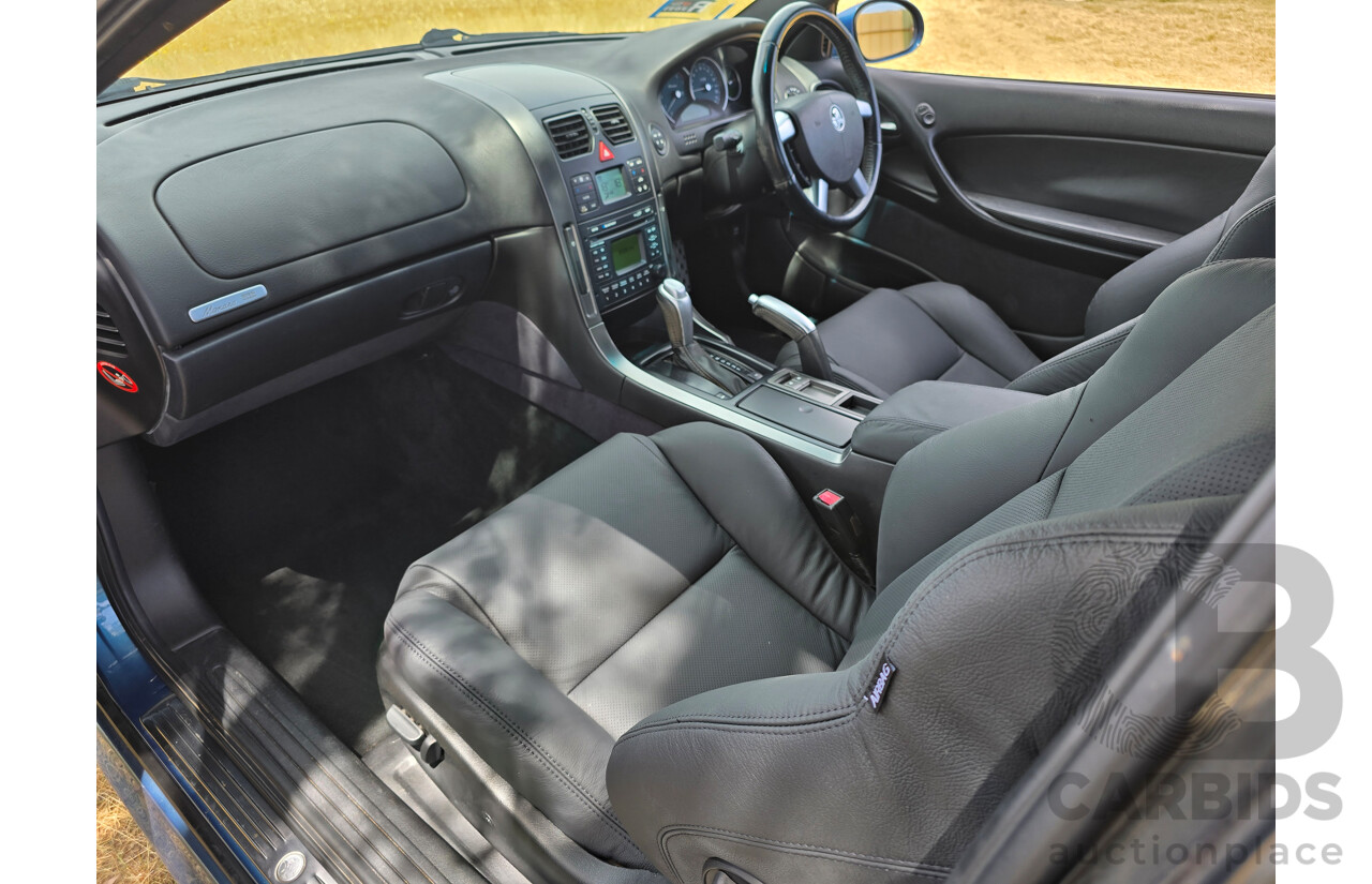 9/2003 Holden Monaro CV8 V2 Series III 2d Coupe Barbados Metallic Blue V8 5.7L