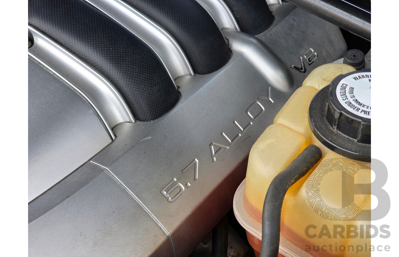 9/2003 Holden Monaro CV8 V2 Series III 2d Coupe Barbados Metallic Blue V8 5.7L