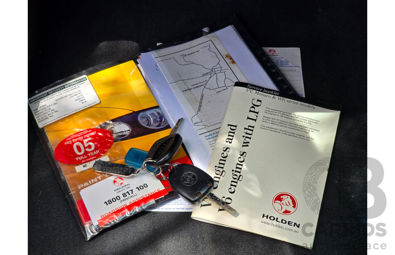 9/2003 Holden Monaro CV8 V2 Series III 2d Coupe Barbados Metallic Blue V8 5.7L