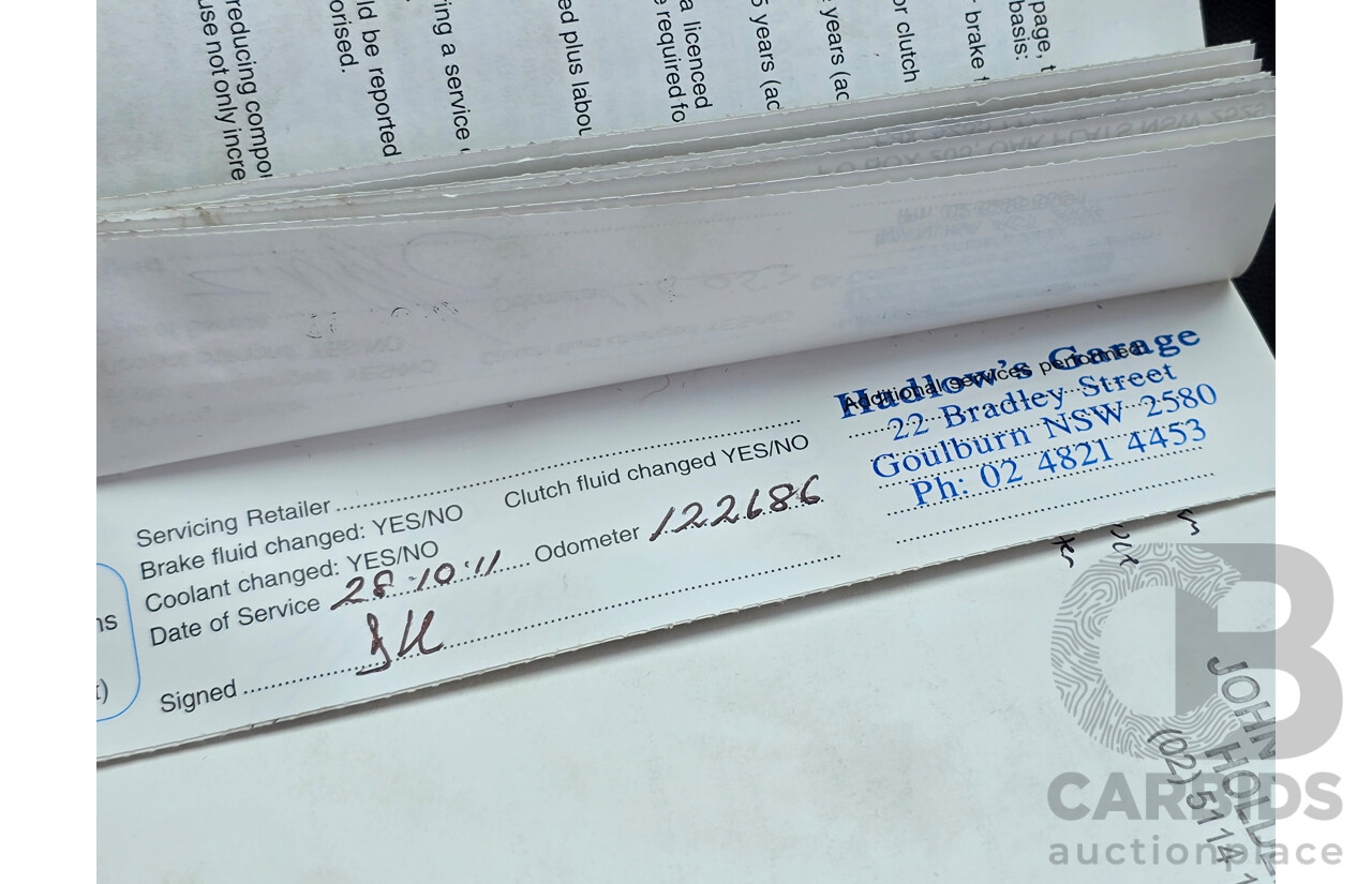 9/2003 Holden Monaro CV8 V2 Series III 2d Coupe Barbados Metallic Blue V8 5.7L